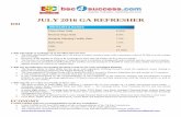 JULY 2016 GA REFRESHER - bsc4success | bsc4success · PDF file · 2016-08-10JULY 2016 GA REFRESHER ... Punjab National Bank and Syndicate Bank have been fined Rs 3 crore each. ...