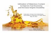 Utilization of Waterless Coolant to Improve Fuel Economy ...nyfederation.org/wp-content/uploads/2016/pdf2014/4.StoneM.pdf · to Improve Fuel Economy and Increase Engine Durability