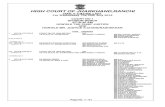 HIGH COURT OF JHARKHAND,RANCHIclists.nic.in/ddir/PDFCauselists/jharkhand/2016/Jul/...HIGH COURT OF JHARKHAND,RANCHI DAILY CAUSE LIST For Wednesday The 20th July 2016 COURT NO 1 DIVISION