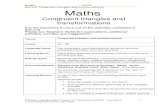NAME: DATE: MATHS: Congruent triangles and transformations ...elsp.ie/subjects/maths/Maths Topic - Ordinary Level - Congruent... · MATHS: Congruent triangles and transformations