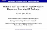 Material Test Systems in High Pressure Hydrogen Gas at ... · PDF fileMaterial Test Systems in High Pressure Hydrogen Gas at AIST Tsukuba ... ・Hydrogen Fatigue and Fracture Team