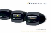 User Manual Solar-Log 300, 1200 and 2000 - Ecosist - · PDF file · 2018-01-25This user manual is intended to assist you in operating the Solar-Log 300, 1200 and 2000. The yield data