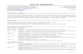 RAJ M. MANGLIK - Mechanical · PDF fileRAJ M. MANGLIK Mechanical and Materials Engineering (CEAS) 5688 Bayberry Drive Thermal-Fluids & Thermal Processing Laboratory Cincinnati, ...