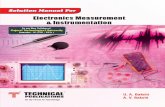 Solutions of Examples for Practice - · PDF fileSolutions of Examples for Practice Example 2.2.5 Solution : For the bridge shown, ... Electronics Measurement and Instrumentation 2
