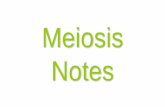 Meiosis Notes - Mr. kapa's Digital Biology · PDF fileNondisjunction in Meiosis I Draw this picture in your flipbook and use different colors to show the different ... Very easy to