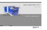 TRIA 6000/700 S TTL - Visit | Industrial Light · PDF fileUser manual Tria 6000/700 S TTL HENSEL-VISIT GmbH & Co. KG 3 For Your Safety For Your Safety This device was developed according