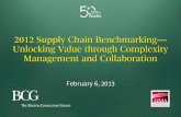 2012 Supply Chain Benchmarking Unlocking Value through ... · PDF file2010 Supply Chain survey . TPA Supply Chain Conference 2013 - Supply Chain Benchmarking - 02 06 13_vf.pptx 3 Why