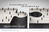 contract attorneys - Lawyers Mutual · PDF fileAL – 3 – suBJect Matter eXperts Contract attorneys are especially beneficial for a law practice that is seeking a subject matter