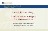 Lead Poisoning: CDC s New Target for Prevention · PDF fileLead Poisoning: CDC ’ s New Target ... CDC’s new target for prevention ... AAS: atomic absorption spectometry / ICPMS: