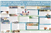 Flashback 2015 Unity Govt., global help for Lanka’s …archives.sundayobserver.lk/2015/12/27/new100.pdfUnity Govt., global help for Lanka’s recovery JANUARY APRIL JUNE JULY AUGUST