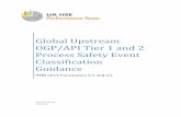 Global Upstream OGP/API Tier 1 and 2 Process Safety Event ... · PDF fileProcess Safety Event Classification Guidance ... (e.g. Steam, hot ... Shell reports Tier 1 and Tier 2 Process