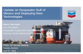 Update on Deepwater Gulf of Mexico and Deploying New ... · PDF fileMexico and Deploying New Technologies Steve Thurston ... marketing and chemical margins; ... • Always operate