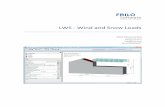 LWS - Wind and Snow Loads - · PDF fileLWS FRILO Software GmbH Page 5 Standards and acronyms EN 1991 1-3 / EN 1991-1-4 If the National Annexes are not mentioned explicitly, the descriptions