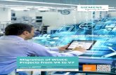 Migration of WinCC Projects from V4 to V7 · PDF fileMigration of WinCC Projects from V4 to V7 SIMATIC WinCC   Siemens