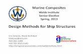 Design Methods for Ship Structures - Eric Greene …ericgreeneassociates.com/images/6._Design_Methods_for_Ship_Stru… · CONSTRUCTION Solid or Sandwich ... DECK & DECK STIFFENER