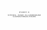 Part 4 Steel & Aluminium Construction U15m · PDF filePART 4 STEEL AND ALUMINIUM CONSTRUCTION SECTION SUBJECT 4.1 Materials 4.2 Main hull construction 4.3 Centre and side girders (bottom