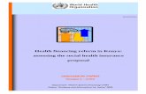 Health financing reform in Kenya: assessing the social ... · PDF fileHealth financing reform in Kenya: ... Kenya has had a history of health financing policy changes since it ...