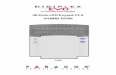 48-Zone LED Keypad V1.0 Installer Guide DGP-848 & EVO systems 48-Zone LED Keypad V1.0 Installer Guide K648. Table of Contents ... Thank you for choosing Paradox Security Systems. Our