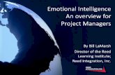 Emotional Intelligence Overview - PMI Hampton Roadspmihr.org/images/other/2SM1_20Overview_20of_20Emotional_20... · Goleman’s 4 Quadrant Model 1. ... Emotional Intelligence The