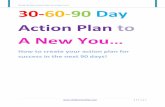 30-60-90 Day Action Plan to A New You!7daykickstartplan.s3.amazonaws.com/worksheets/30-6… ·  · 2011-03-1730-60-90 Day Action Plan to A New You! 1 | P a g e 30-60-90 Day Action