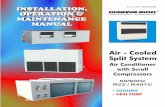 Air - Cooled Split System · PDF fileThe air-cooled split system air conditioner is designed, matched, ... safety and operating controls which includes manual reset high and