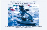 Sickle Cell Anemia 1910: A Medical Discovery Annual Report 2009.pdf · Sickle Cell Anemia 1910: A Medical Discovery. American Sickle Cell Anemia Association 2009 Annual Report. ...