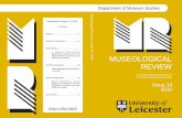 Museological Review, 14: 2010 Contents - A Leading UK ... · PDF fileWelcome to the fourteenth issue of the Museological Review journal edited ... Reviewed by Dr Amy Jane Barnes. ...