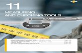 Measuring and checking tools - · PDF fileand checking tools. 11 Calipers and MiCroMeters 1510 Vernier Caliper ³ in case ... ³ DIN 862 code number Measuring range mm Measuring range