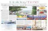 Bangkok Post Holiday Time · PDF fileSaffron s greatest hits, ... a much-loved red curry with crab meat, anytime you like. Also, for a pre-dinner aperitif, an after-dinner digestif,