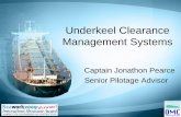 Underkeel Clearance Management Systems - Lone Star … Clearance... · - WAVE RESPONSE - CHANGES IN TIDAL RESIDUAL - SQUAT - SAFETY ALLOWANCES Static Underkeel Allowances. Static
