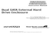 Dual SATA External Hard Drive Enclosuresgcdn.startech.com/005329/media/sets/S352U2RER_Ma… ·  · 2013-05-08Dual SATA External Hard Drive Enclosure 3.5” eSATA/USB Dual ... eSATA