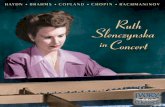 Ruth Slenczynska in Concert - Home / Ivory Classics · PDF file · 2005-12-31Ruth Slenczynska in Concert ... (in D minor) and a pastoral middle section (in B major) reminis-cent of