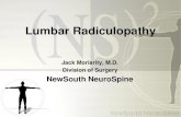 Lumbar Radiculopathy - masiweb.orgmasiweb.org/wp-content/uploads/2017/02/Effective-Treatment-for... · •Plain/CT Myelography •Electrophysiology ... Lumbar Radiculopathy: Clinical