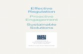Effective Regulation Proactive Engagement Sustainable Solutions Reports/C… ·  · 2013-10-03Effective Regulation Proactive Engagement Sustainable Solutions. 2 ... Overall there