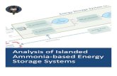 Analysis of Islanded Ammonia-based Energy Storage · PDF fileAnalysis of Islanded Ammonia-based ... The levelised cost of ammonia (LCOA) via water ... Analysis of Islanded Ammonia-based