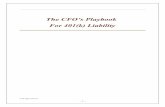 The CFO’s Playbook For 401(k) Liability · PDF fileThe CFO’s Playbook to Avoid 401(k) ... 33 ... Then Bill blew through his children’s college funds to pay his legal defense