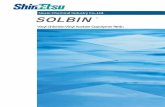 Nissin Chemical Industry Co.,Ltd. SOLBIN - Shin … SOLBIN C Particle size Sieve test 100 mesh pass 200 mesh pass Specific gravity Repose angle Electrification NISSIN CHEMICAL INDUSTRY