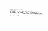 VAPOR PRESSURE TESTER MINIVAP VPXpert - …sartec.co.uk/wp-content/uploads/2013/09/VPXpert_____O_1.11_1.10_E...VAPOR PRESSURE TESTER MINIVAP VPXpert OPERATION MANUAL M-V1.11 SW-V1.10
