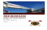 2013 Annual Report - City of Meridianmeridiancity.org/uploadedFiles/Departments/Fire/2013 MFD Annual... · Fire and EMS agencies are under a singular training plat- ... Meridian Fire