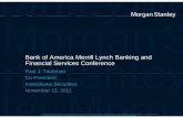 Bank of America Merrill Lynch Banking andBank of · PDF fileBank of America Merrill Lynch Banking andBank of America Merrill Lynch Banking and Financial Services Conference Paul J.