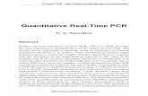 Quantitative Real-Time PCR - Gene-Quantificationgene- Real-Time PCR N. A. Saunders Abstract Unlike classical end-point analysis PCR, real-time PCR provides the data required for quantification
