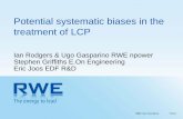 Potential systematic biases in the treatment of · PDF filePotential systematic biases in the treatment of LCP ... coal-fired power station. ... the same amount of pollutants were