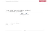 LAE SAP Integration Nodes: Getting Started - · PDF fileLAE SAP Integration Nodes Getting Started ... Planning SAP ERP THE ERP software produced by SAP. ... capacity for the SAP system