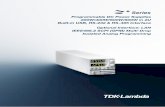 Series - TDK-Lambdaus.tdk-lambda.com/ftp/brochures/zplus_hv-brochure.pdf · IEEE RS-485 RS-485 . 6 Z+ Series Sequence Programming Applications: Applications Z+ series power supplies