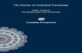 Training Prospectus 2017-2018  · PDF fileTraining Prospectus. 3 ... membership of the SAP and registration with the British Psychoanalytic Council ... free loans and bursaries