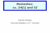 Remedies: s. 24(1) and 52 · PDF fileTo what constitutional ... account of the nature of the right that has been ... Remedies: s. 24(1) and 52