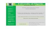 FACULTY OF EDUCATION - unn.edu.ng · PDF fileACHIEVEMENT IN BIOLOGY IN JALINGO LOCAL GOVERNMENT AREA OF ... A MASTERS PROJECT PRESENTED TO THE DEPARTMENT ... of life, food production,