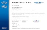 MP23 10002308 MP23 EN - Deringer- · PDF fileAccredited Body: UL DQS Inc., 1130 West Lake Cook Road, Suite 340, Buffalo Grove, IL 60089 USA CERTIFICATE This is to certify that Deringer-Ney,