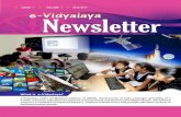 ISSUE - I VOLUME - I 2016-2017 e-Vidyalaya Newsletterevidyalaya.org/upload/newsletter/newsletter_issue-I.pdf · ISSUE - I VOLUME - I 2016-2017 Newsletter ... through the Doordarshan