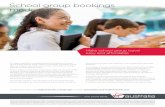 School group bookings made easy - virginaustralia.comwc... · School group bookings made easy At Virgin Australia, ... short-haul and all international long-haul ﬂ ights. ^ Entertainment